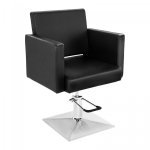 FOTEL KOSMETYCZNY FRYZJERSKI Z NOŚNOŚCIĄ DO 200KG PHYSA 10040269 Bedford Black