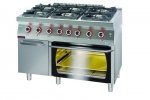 Kuchnia gazowa z płytą grzewczą z piekarnikiem elektrycznym 800x700x900 mm KROMET 700.KG/I-800/PE-2 700.KG/I-800/PE-2
