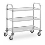 Wózek kelnerski - 3 półki - 73 x 38 x 3 cm - 81 kg ROYAL CATERING 10012733 RCSW-110