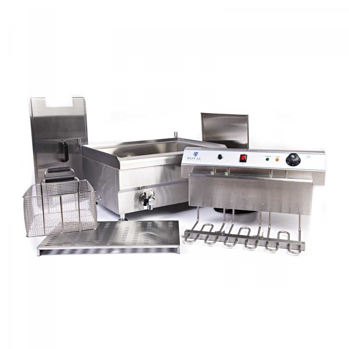 Royal Catering Rcbg30 1 B Sth Smazalnik 33 L 400 V Kosz