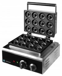 Profesjonalna gofrownica do pączków 12 sztuk 1,6kW Hurakan HKN-GES12D 