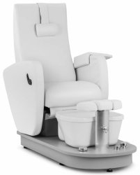  Fotel do pedicure elektryczny - brodzik na stopy - 115 W - 200 kg - biały Physa 10040825 PHYSA HAVANA WHITE 