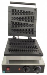 Profesjonalna waflownica elektryczna LOLLY 1,8kW HURAKAN HKN-GES7