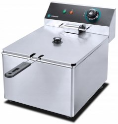 Profesjonalna frytownica elektryczna 2kW 60–200°C HURAKAN HKN-FD4N