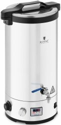 Kocioł warzelny - 30 L - 700/1800/2500 W - 30-110°C - stal nierdzewna - wyświetlacz LED - timer ROYAL CATERING 10011964  RCBM-30CK