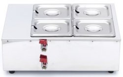 Topielnik do Czekolady 4 x 1/6 GN 10 cm MAXIMA 09374052