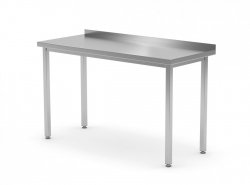 Stół przyścienny bez półki 1500 x 600 x 850 mm POLGAST 101156 101156