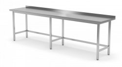 Stół przyścienny wzmocniony bez półki 2000 x 700 x 850 mm POLGAST 102207-6 102207-6