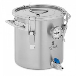 Pojemnik fermentacyjny - 10 l - 0-150°C - stal nierdzewna - Royal Catering ROYAL CATERING 10012761 RCBM-10CFP