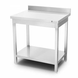 Stół przyścienny z półką | 800x600x850 mm | skręcany