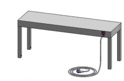 Nadstawka grzewcza jednopoziomowa ENG 10 o wymiarach 1000X400 EGAZ ENG-10-1000X400X300 ENG 10 1000X400X300