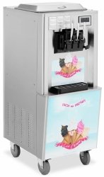 Maszyna do lodów włoskich - 2140 W - 33 l/h - 3 smaki - Royal Catering 10013093 RCSI-24