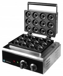 Profesjonalna gofrownica do pączków 12 sztuk 1,6kW Hurakan HKN-GES12D