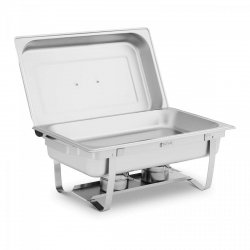 Podgrzewacz do potraw - GN 1/1 - 9 l - 2 pojemniki na paliwo - 500 x 300 x 60 mm ROYAL CATERING 10012834 RCCD_RT18_9L