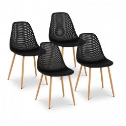 Krzesło - czarne - do 150 kg - 4 szt. Fromm & Starck 10260131 STAR_SEAT_05