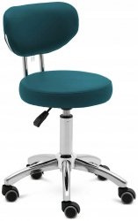 Krzesło kosmetyczne 46-60cm PHYSA 10040652 ASCONA TURQUOISE