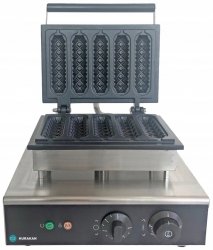 Profesjonalna gofrownica kształt kolby kukurydzy 1.55kW HURAKAN HKN-HCP5