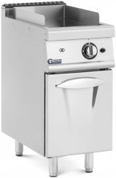 Grill gazowy - 6 kW - 50 - 300°C - propan / LPG / gaz ziemny - szafka dolna - Royal Catering 10013403 RCGG-40/700CS 4062859277015