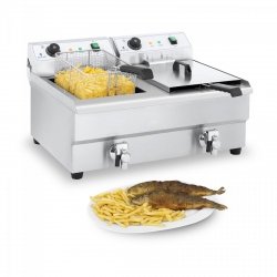 Frytownica elektryczna - 2 x 16 l - 2 x 3200 W ROYAL CATERING 10010028 RCEF-16DH-1