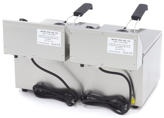 Frytownica 2 x 8L 6500W Profesjonalna MAXIMA 09365225 8720365340222