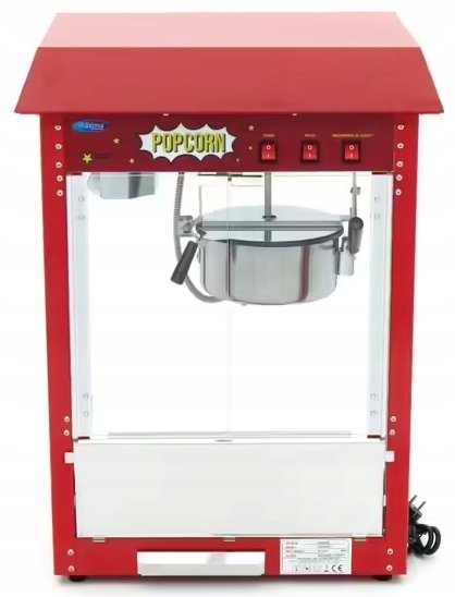 Maszyna do Popcornu 150gr profesjonalna 1,4kW MAXIMA 09506005 8720783966349