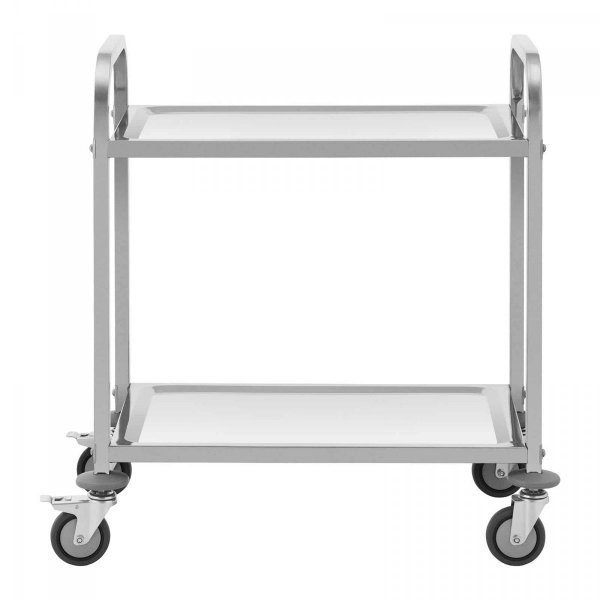 Wózek kelnerski - 2 półki - 70 x 40 cm - 64 kg ROYAL CATERING 10012728 RCSW-105