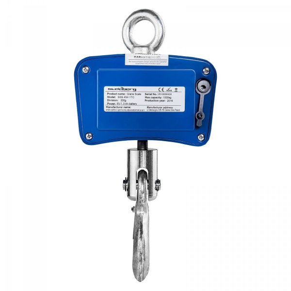 Waga hakowa Steinberg Systems SBS-KW-1TC 1t podziałka 0,2kg STEINBERG 10030125 SBS-KW-1TC