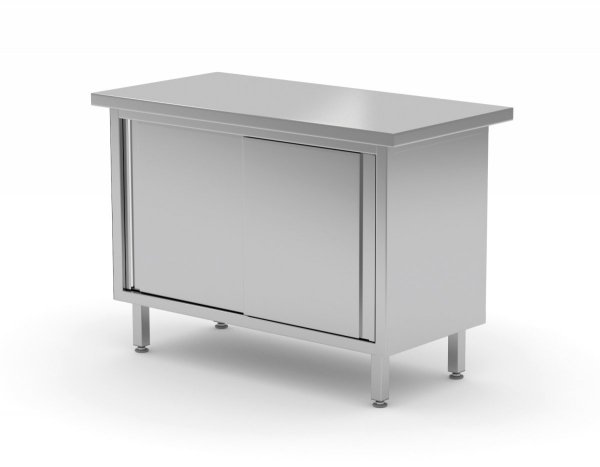 Stół centralny przelotowy z drzwiami suwanymi 1100 x 700 x 850 mm POLGAST 127117P 127117P