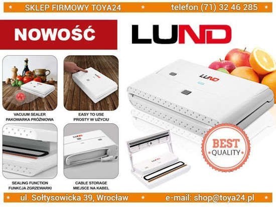 PAKOWARKA PRÓŻNIOWA DO ŻYWNOŚCI, 140W LUND 67880 67880