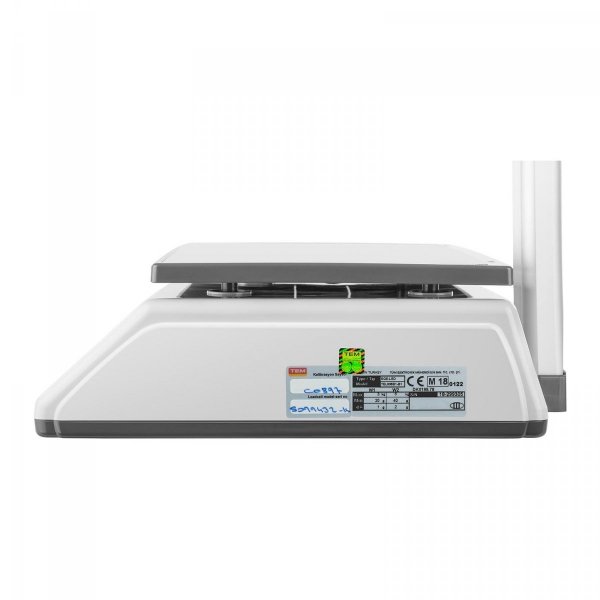 Waga sklepowa - 6 kg / 2 g - legalizacja TEM 10200008 TEL006B1D-V2-B1
