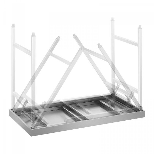Składany stół roboczy - 120 x 70 cm - 215 kg ROYAL CATERING 10011483 RCAT-120/70KE