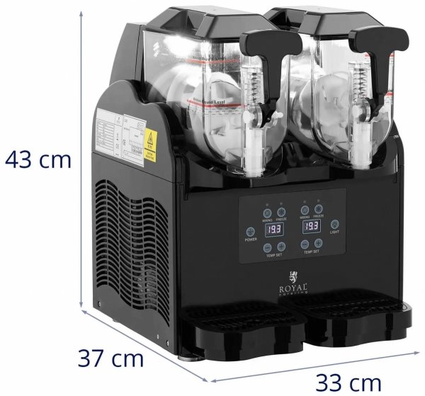  Granitor - 2 x 2 l - cyfrowy panel sterowniczy ROYAL CATERING 10012944 RCSL 2/3
