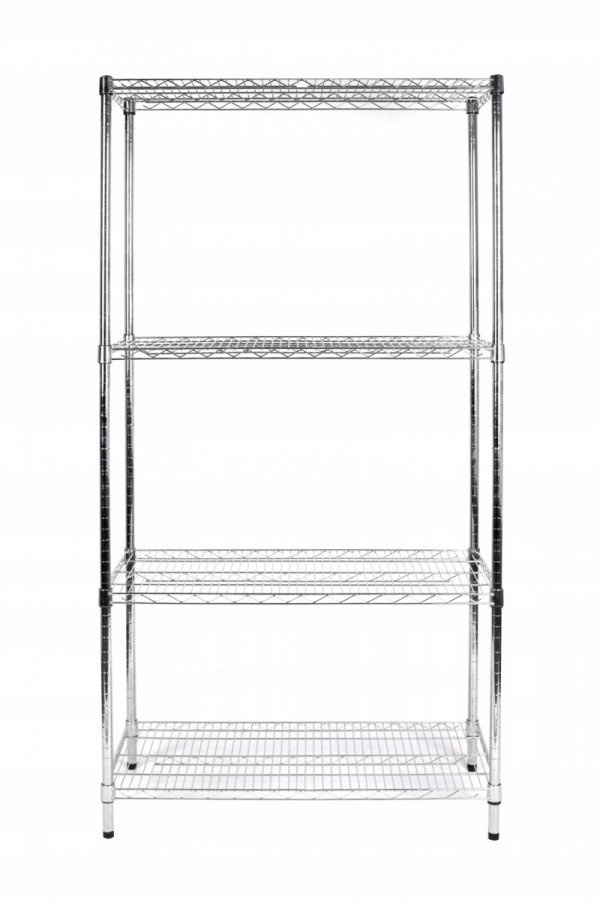 REGAŁ CHROMOWANY 4 PÓŁKI 150x45x180 INVEST HORECA WT-150450