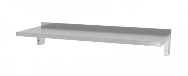 Półka wisząca pod urządzenia, wzmocniona z dwiema konsolami 1500 x 400 x 250 mm POLGAST 383154 383154