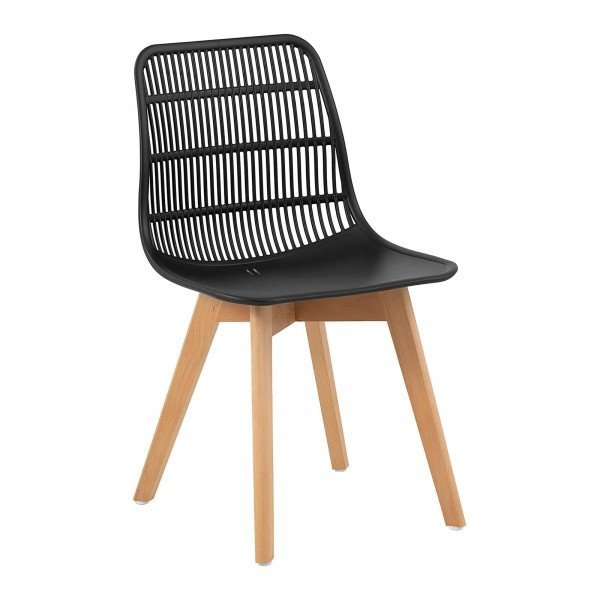 Krzesła - 2 szt. - do 150 kg - siedziska 460 x 460 x 450 mm - czarne FROMM SGTARCK 10260320 STAR_SEAT_35