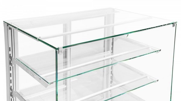 WITRYNA CUKIERNICZA NEUTRALNA DOLCE VISIONE BREVE NEUTRO PREMIUM 900 | WNĘTRZE ZE STALI NIERDZEWNEJ | WERSJA OBNIŻONA | 900X690X1110+/-10 MM