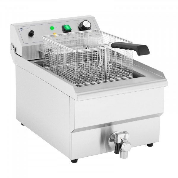 Frytownica - 13 l - 5000 W - kurek - zimna strefa ROYAL CATERING 10012013 RCPSF 13ETH