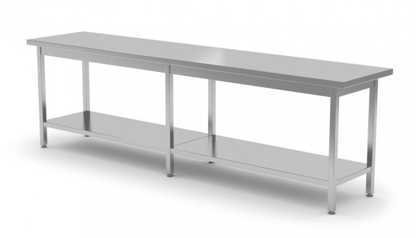 Stół centralny z półką 2500 x 700 x 850 mm POLGAST 112257-6 112257-6