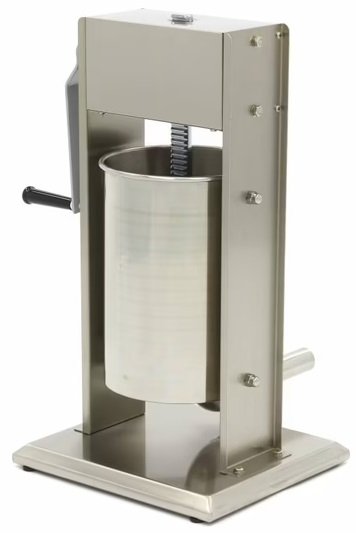 Nadziewarka do kiełbasy / Churros Maker 12L - Pionowa - Stal Nierdzewna MAXIMA 09368054 8719632126317