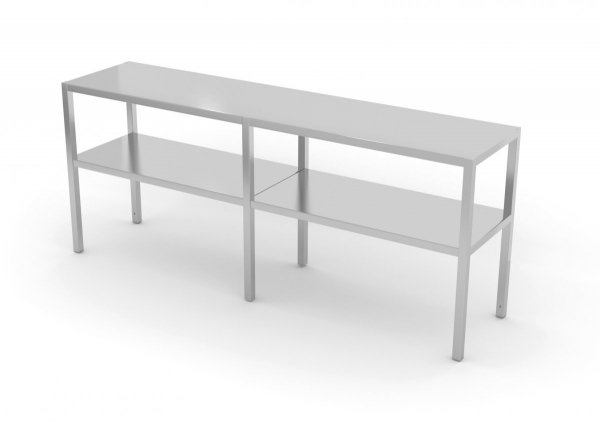 Nadstawka na stół dwupoziomowa 1500 x 300 x 700 mm POLGAST 502153-6 502153-6