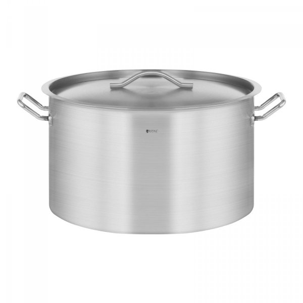 Garnek ze stali nierdzewnej - 58l - pokrywka ROYAL CATERING 10011081 RCST-58E3-S