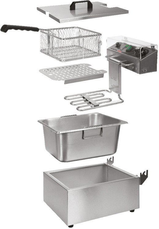 FRYTOWNICA PODWÓJNA 2x10L YATO YG-04622 YG-04622