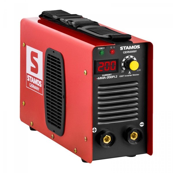 Spawarka MMA - 200 A - 230 V - IGBT STAMOS 10020227 S-MMA-200PI.2