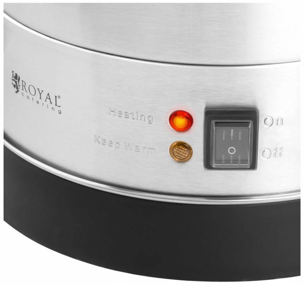Warnik do wody - 23,5 l - 2500 W - stal nierdzewna - dwuściankowy ROYAL CATERING 10011696 RC-WBDW23