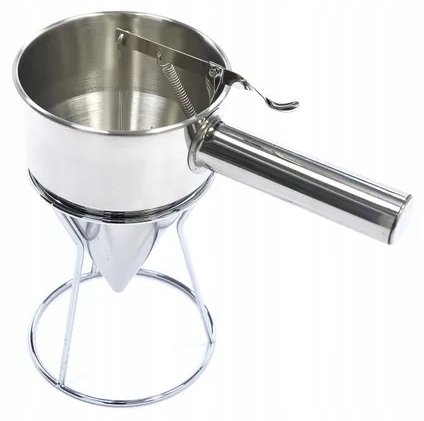 Dozownik do ciasta ze Stali Nierdzewnej - 1.3L plus Pokrętło dozowania Maxima 09374160 8719632127789