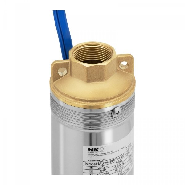 Pompa głębinowa - 6 m³/h - 100 W - stal nierdzewna MSW 10062050 MSW-SPP44-075-50