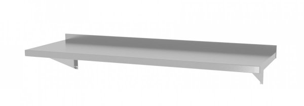 Półka wisząca na konsolach, z dwiema konsolami 800 x 400 x 250 mm POLGAST 382084 382084