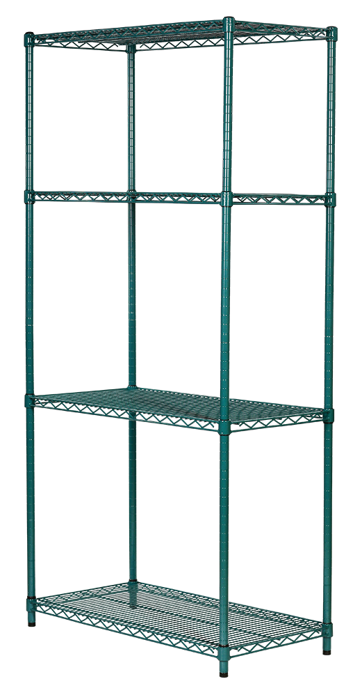 Regał antybakteryjny noMICRO siatkowy 4-półkowy 61x107x200 cm ULTRA POWER