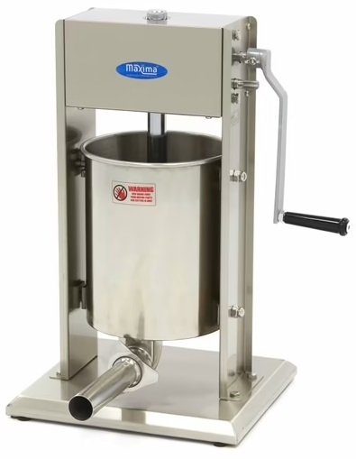 Nadziewarka do Kiełbasy i Churros Maszyna Churros Maker 10L - Pionowa - Stal Nierdzewna MAXIMA 09368053 8719632126300