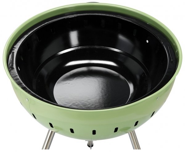 GRILL WĘGLOWY OKRĄGŁY 54CM ZIELONY YATO YG-20303